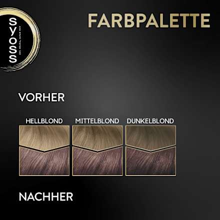 Haarfarbe 7_56 Dunkles Aschblond Syoss Oleo Intense