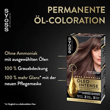 Haarfarbe 7_56 Dunkles Aschblond Syoss Oleo Intense