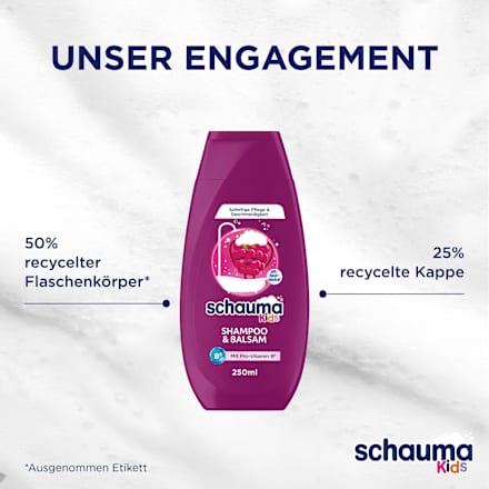 Kinder Shampoo & Balsam Himbeere schauma
