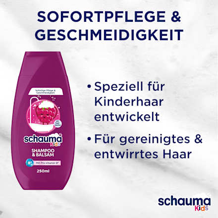 Kinder Shampoo & Balsam Himbeere schauma