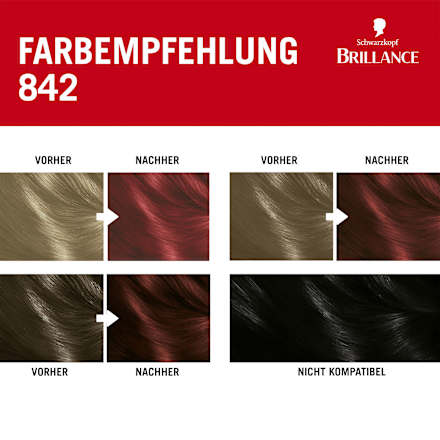 Haarfarbe 842 Kaschmirrot Schwarzkopf Brillance