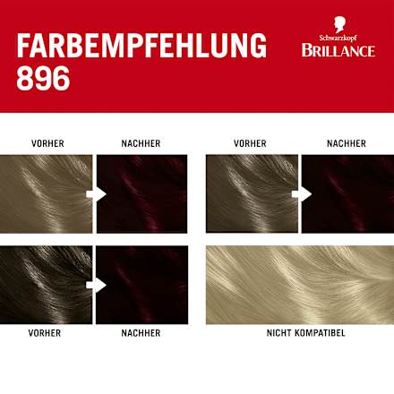 Haarfarbe 896 Schwarzrot Organdi Schwarzkopf Brillance
