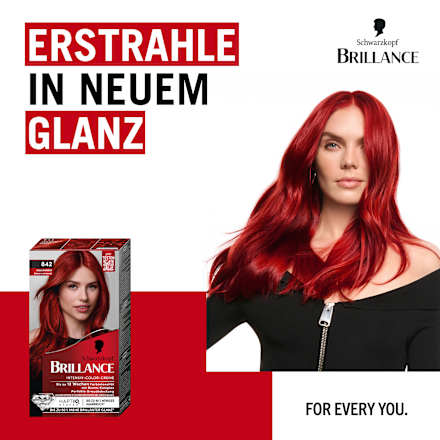 Haarfarbe 842 Kaschmirrot Schwarzkopf Brillance