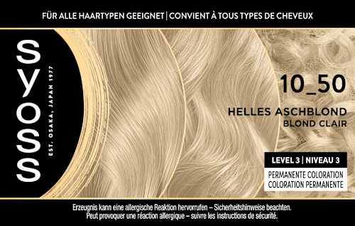 Haarfarbe 10_50 helles Aschblond Syoss Oleo Intense