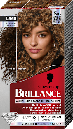 Haarfarbe L865 Honigbraun Schwarzkopf Brillance