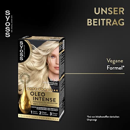 Haarfarbe 10_50 helles Aschblond Syoss Oleo Intense