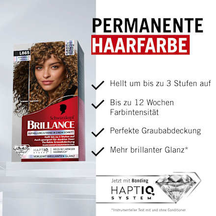 Haarfarbe L865 Honigbraun Schwarzkopf Brillance