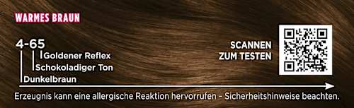 Haarfarbe 4-65 Warmes Braun Palette