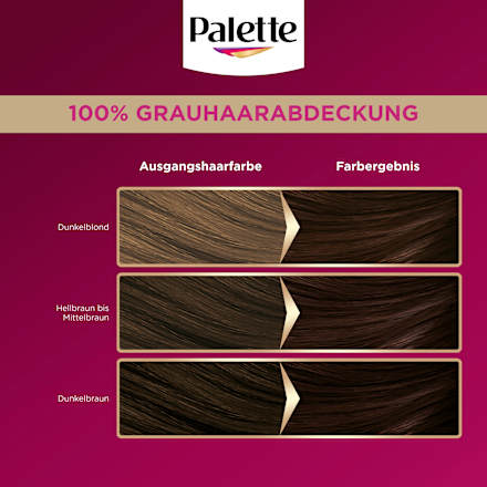 Haarfarbe 4-65 Warmes Braun Palette Intensive Color Creme