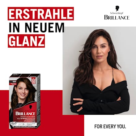 Haarfarbe 880 Dunkelbraun Schwarzkopf Brillance