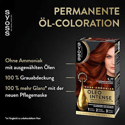 Haarfarbe 5_77 Kupferrot Syoss Oleo Intense