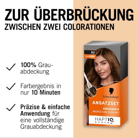 Ansatzset A2 Goldbraun Schwarzkopf