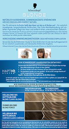 Strähnchen Set M1 Schwarzkopf Blonde