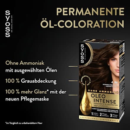 Haarfarbe 4_86 Schokobraun Syoss Oleo Intense