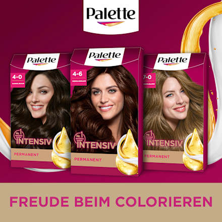 Haarfarbe 4-6/850 Mokkabraun Palette Intensive Color Creme