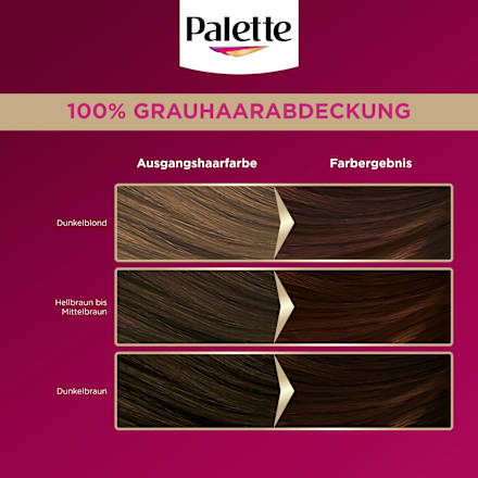 Haarfarbe 4-6/850 Mokkabraun Palette Intensive Color Creme