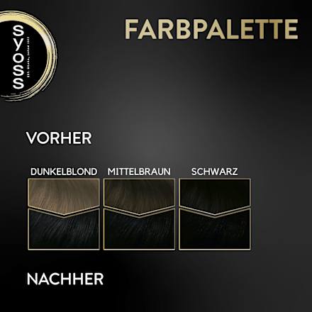 Haarfarbe 1_10 Intensives Schwarz Syoss Oleo Intense