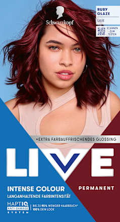 Haarfarbe U68 Ruby Glaze Schwarzkopf LIVE