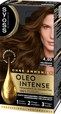 Haarfarbe 4_60 Goldbraun Syoss Oleo Intense