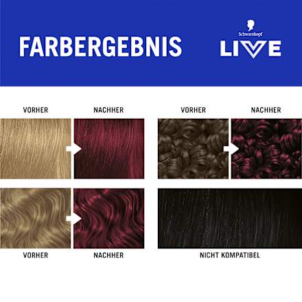 Haarfarbe U68 Ruby Glaze Schwarzkopf LIVE