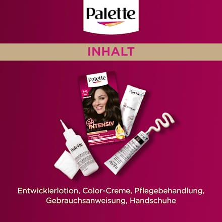 Haarfarbe 4-0/800 Dunkelbraun Palette Intensive Color Creme