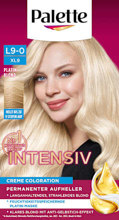Haare Aufheller L9-0/XL9 Platin Blond Palette Intensive Color Creme