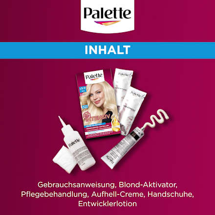 Haare Aufheller L9-0/XL9 Platin Blond Palette