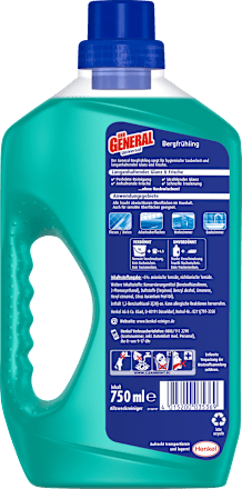 Allzweckreiniger universal Bergfrühling DER GENERAL