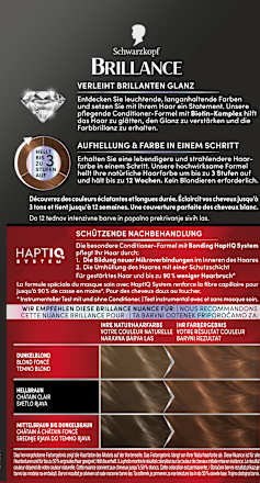 Haarfarbe L854 Goldbraun Schwarzkopf Brillance