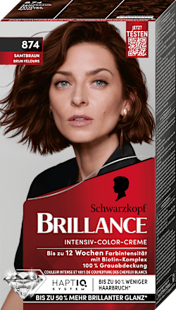 Haarfarbe 874 Samtbraun Schwarzkopf Brillance