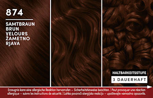 Haarfarbe 874 Samtbraun Schwarzkopf Brillance