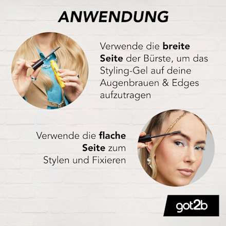 Stylinggel Kleber 4 Brows & Edges 2in1 got2b