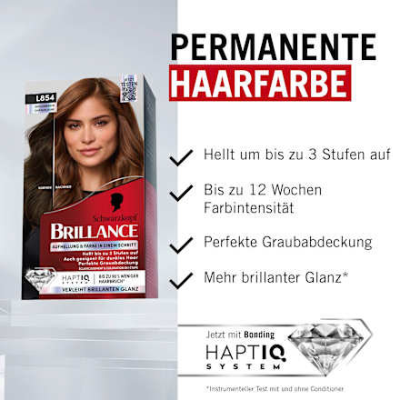 Haarfarbe L854 Goldbraun Schwarzkopf Brillance