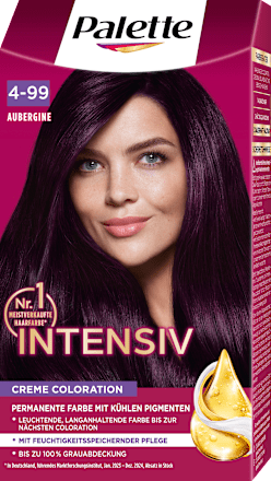 Haarfarbe 4-99 Aubergine Palette Intensive Color Creme