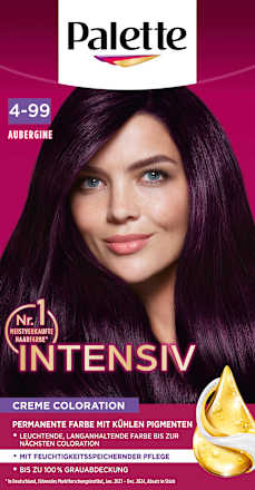 Haarfarbe 4-99 Aubergine Palette Intensive Color Creme