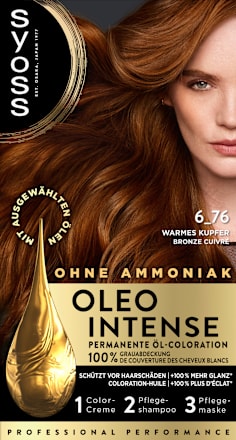 Haarfarbe 6_76 Warmes Kupfer Syoss Oleo Intense