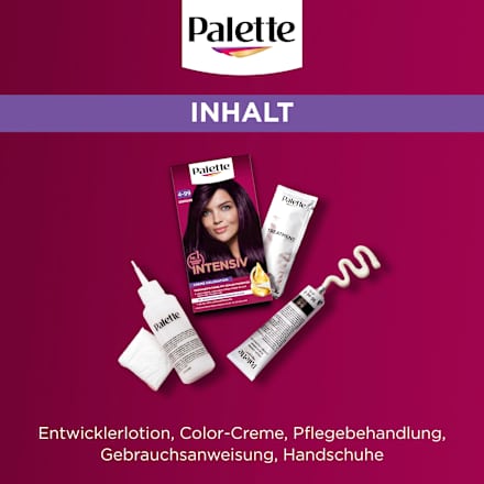 Haarfarbe 4-99 Aubergine Palette Intensive Color Creme