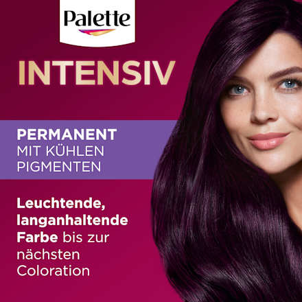 Haarfarbe 4-99 Aubergine Palette Intensive Color Creme