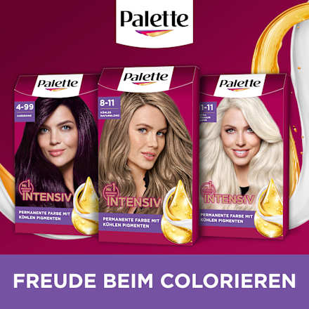 Haarfarbe 8-11 Kühles Naturblond Palette Intensive Color Creme