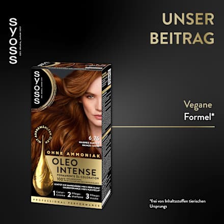 Haarfarbe 6_76 Warmes Kupfer Syoss Oleo Intense
