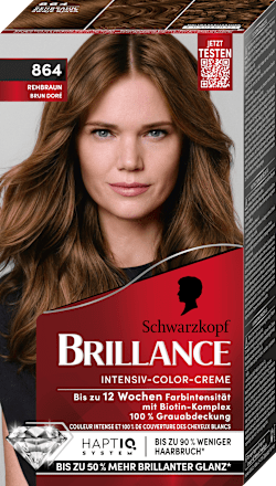 Haarfarbe 864 Rehbraun Schwarzkopf Brillance