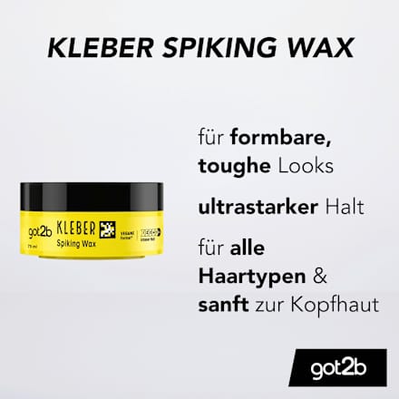 Haarwachs Kleber Spiking Wax got2b