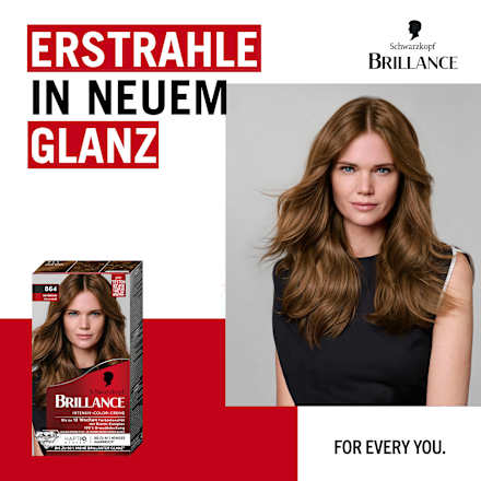 Haarfarbe 864 Rehbraun Schwarzkopf Brillance