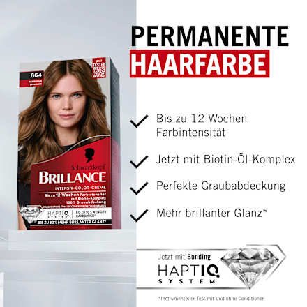 Haarfarbe 864 Rehbraun Schwarzkopf Brillance