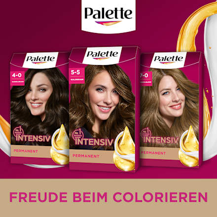 Haarfarbe 5-5/655 Goldbraun Palette Intensive Color Creme