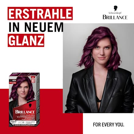 Haarfarbe 859 Violette Wildseide Schwarzkopf Brillance