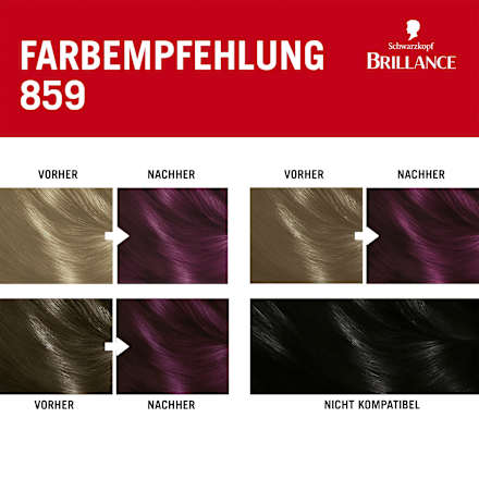 Haarfarbe 859 Violette Wildseide Schwarzkopf Brillance