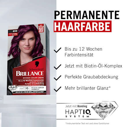 Haarfarbe 859 Violette Wildseide Schwarzkopf Brillance