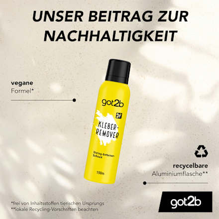 Styling-Entferner-Schaum Kleber-Remover got2b