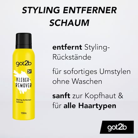 Styling-Entferner-Schaum Kleber-Remover got2b